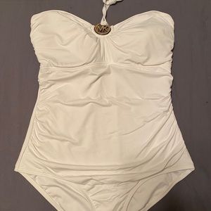 Michael Kors White Bathing Suit
